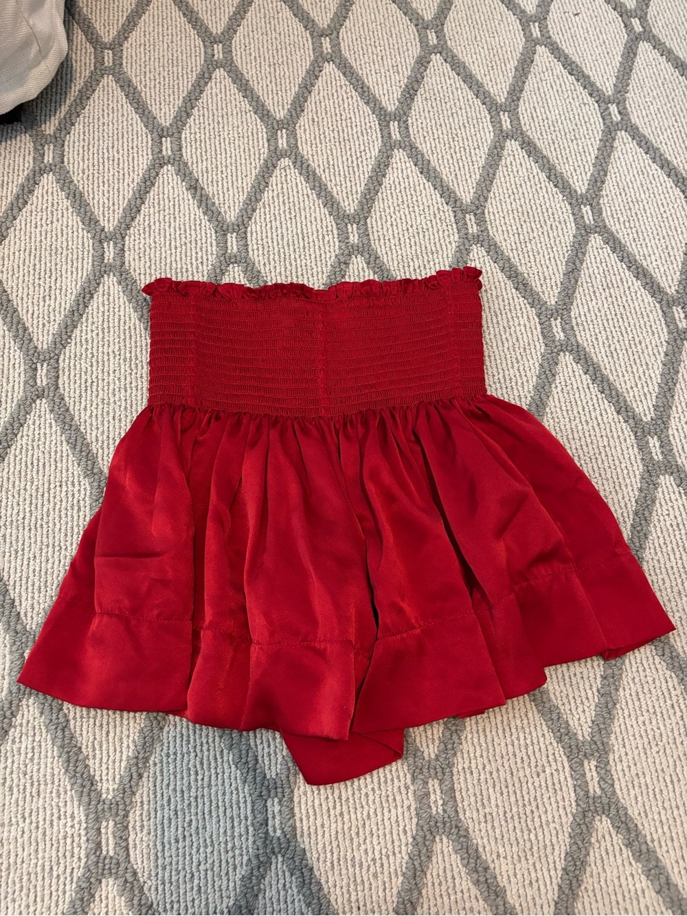 Koch Erica Red Smocked Skort